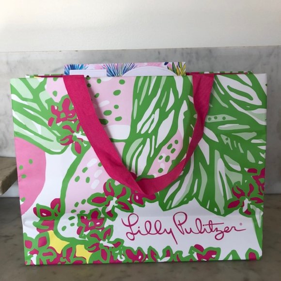 Lilly Pulitzer Party Supplies Lilly Pulitzer Gift Bag Gift Tags